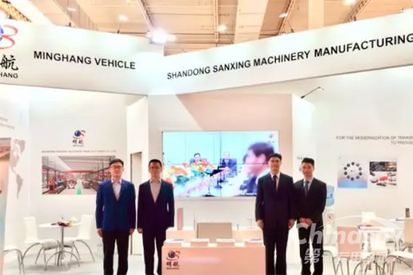 山東明航專汽第二次亮相漢諾威商用車展