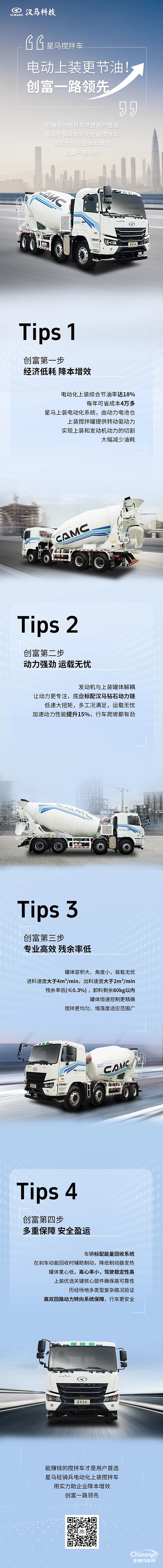 星馬攪拌車:電動(dòng)上裝更節(jié)油創(chuàng)富一路領(lǐng)先