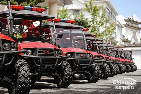 五菱批量全地形越野消防車入滇，共筑安全防火墻