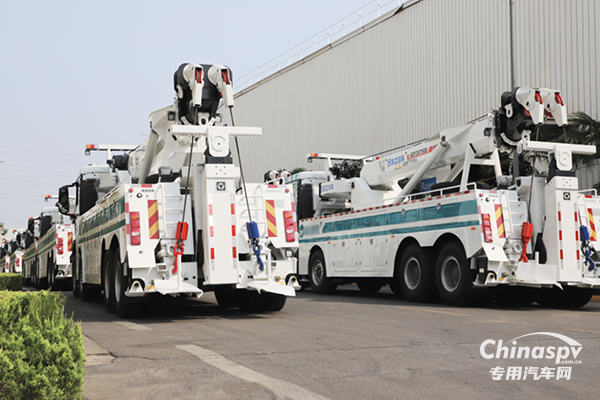 交通應(yīng)急，救援保暢！徐工清障車批量發(fā)車奔赴廣東