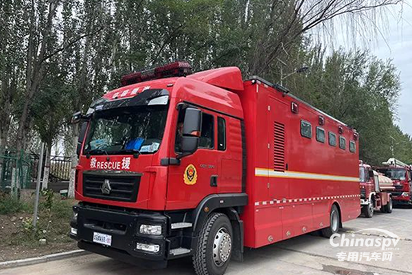 為消防戰(zhàn)勤添力量 森源鴻馬淋浴車在寧夏上崗