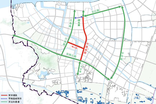 江蘇張家港?；愤\輸車輛禁行