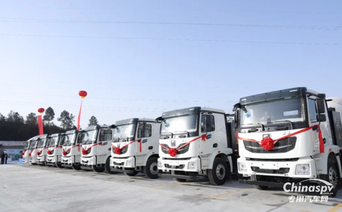 百臺徐工新能源攪拌車，交付！