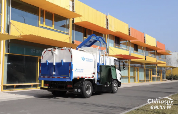 實(shí)力圈粉！五征環(huán)?？萍技冸姴蛷N垃圾車讓城市更宜居