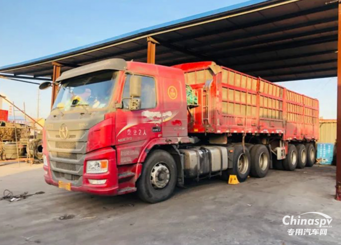 綜合對(duì)比故障率最低！大運(yùn)N8E子母車征服能源運(yùn)輸企業(yè)