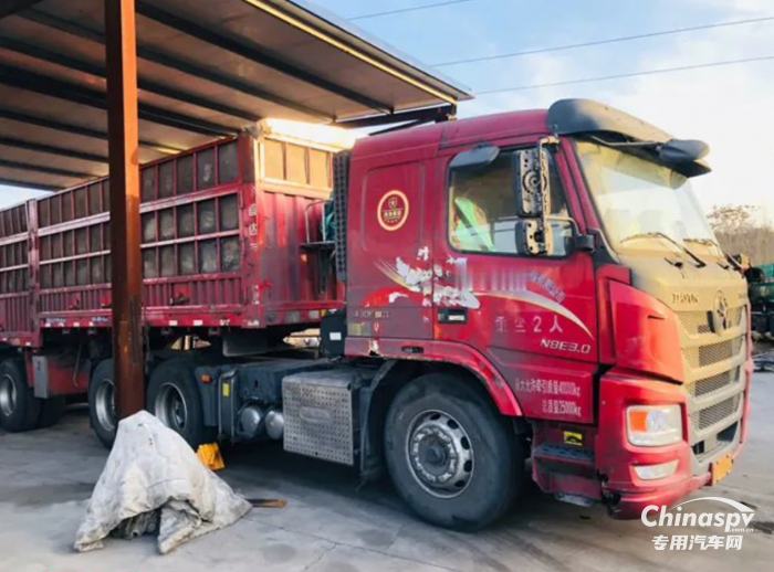 綜合對(duì)比故障率最低！大運(yùn)N8E子母車征服能源運(yùn)輸企業(yè)